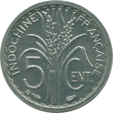 Французский Индокитай 5 центов 1946 год (B)