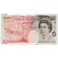 Великобритания 50 фунтов 2006 год - Портрет сэра Джона Хоублона VF