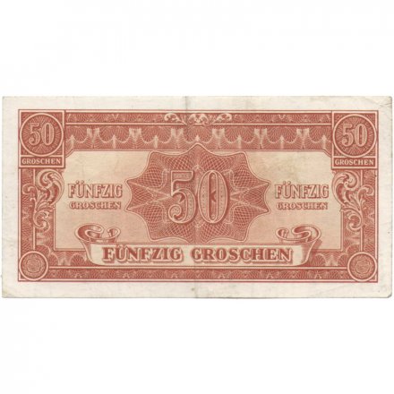 Австрия 50 грошей 1944 год (оккупация союзников) - VF