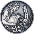 Беларусь 20 рублей 2013 год - Знаки зодиака - Водолей (с кристаллами Сваровски)