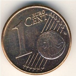 Нидерланды 1 евроцент 1999 год