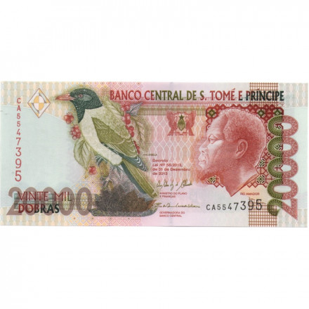 Сан-Томе и Принсипи 20000 добра 2013 год - Иволга UNC