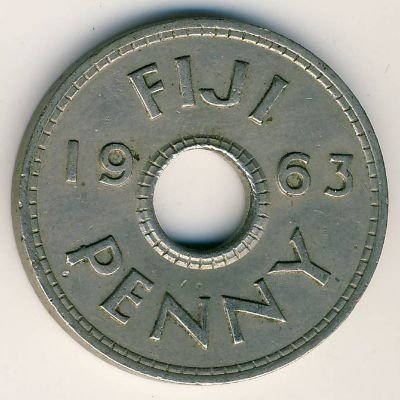Фиджи 1 пенни 1963 год
