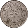 Белиз 25 центов 1988 год