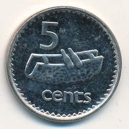 Фиджи 5 центов 1998 год