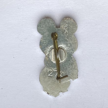 Значок. Олимпийский мишка. Москва 80 (тип 7)