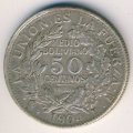 Боливия 50 сентаво 1904 год