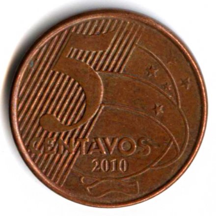 Бразилия 5 сентаво 2010 год - Тирадентис