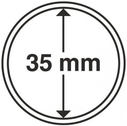 Капсула для хранения монет диаметром 35 мм (Польша)