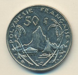Французская Полинезия 50 франков 1982 год