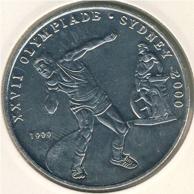Конго 100 франков 1999 год