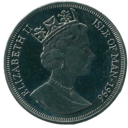 Остров Мэн 1 крона 1996 год - Легенда о Короле Артуре - Ланселот