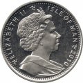 Остров Мэн 1 крона 2010 год - Абиссинская кошка (Медь-Никель)