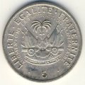 Гаити 5 сантимов 1975 год - Жан Клод Дювалье