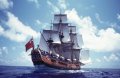 Новая Зеландия 50 центов 2001 год - Парусник «ENDEAVOUR»