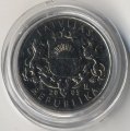 Латвия 1 лат 2005 год - Петух (BU)