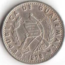Гватемала 10 сентаво 1978 год