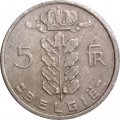 Бельгия 5 франков 1973 год (BELGIË)