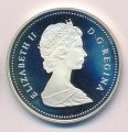 Канада 1 доллар 1987 год - 400 лет открытию пролива Дейвиса (Proof)