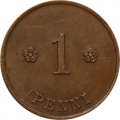 Финляндия 1 пенни 1919 год