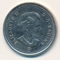 Канада 25 центов 2008 год