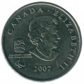 Канада 25 центов 2007 год - Кёрлинг на колясках