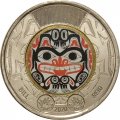 Канада 2 доллара 2020 год - 100 лет со дня рождения Билла Рида (цветное покрытие)