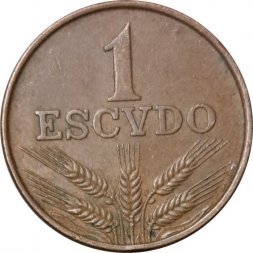 Португалия 1 эскудо 1973 год