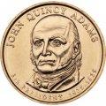 США 1 доллар 2008 год - Джон Куинси Адамс (D)