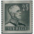 Марка серебряная Швеция 25 эре