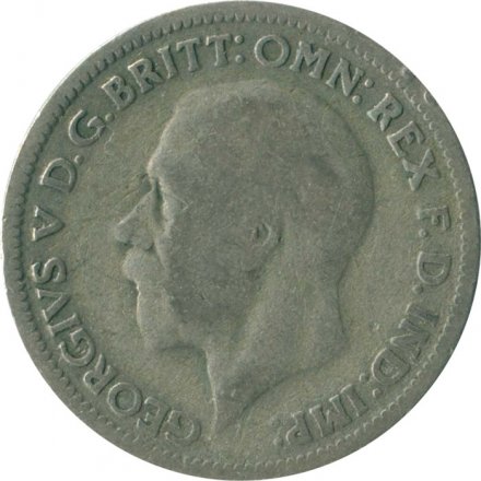 Великобритания 6 пенсов 1933 год