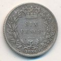 Великобритания 6 пенсов 1834 год