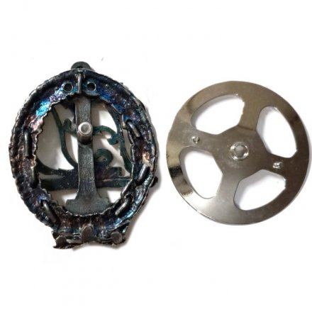 Знак Подводная лодка К-92, 40 лет (серебристый)