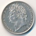 Великобритания 6 пенсов 1821 год