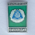 Значок. Федерация Футбола. Финляндия