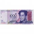 Венесуэла 1000 боливаров 1998 год - Симон Боливар. Национальный пантеон в Каракасе. Орхидея -XF