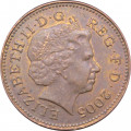 Великобритания 1 пенни 2005 год - Герса