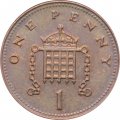 Великобритания 1 пенни 2005 год - Герса