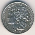 Перу 1 песета 1880 год