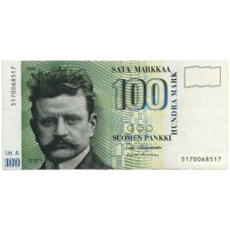 Финляндия 100 марок 1986 год - XF