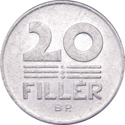 Венгрия 20 филлеров 1990 год