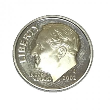 США 1 дайм (10 центов) 2002 год - Франклин Рузвельт (S)