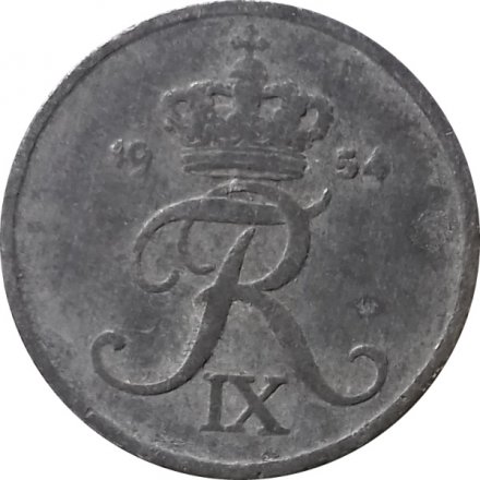 Дания 1 эре 1954 год