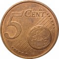 Германия 5 евроцентов 2008 год (D)