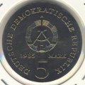 ГДР 5 марок 1985 год - 225 лет со дня смерти Каролины Нойбер