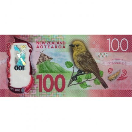 Новая Зеландия 100 долларов 2018 год - Эрнест Резерфорд UNC