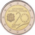Андорра 2 евро 2014 год - Вступление Андорры в совет ЕС