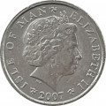 Остров Мэн 5 пенсов 2007 год (отметка &quot;BA&quot; на реверсе)