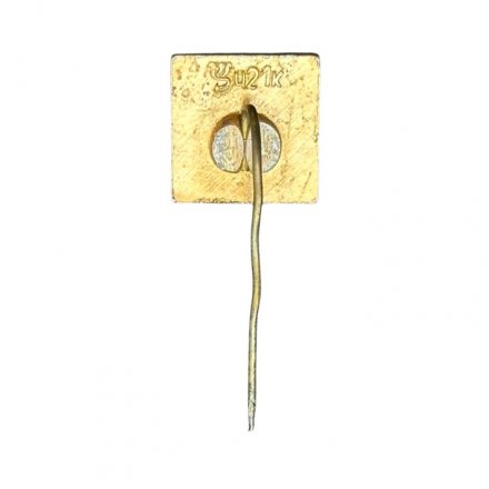 Значок-иголка Литва. Вильнюс. Vilnius (зелёный)