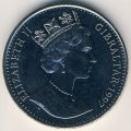 Гибралтар 1 крона 1997 год - Елизавета II и младенец
